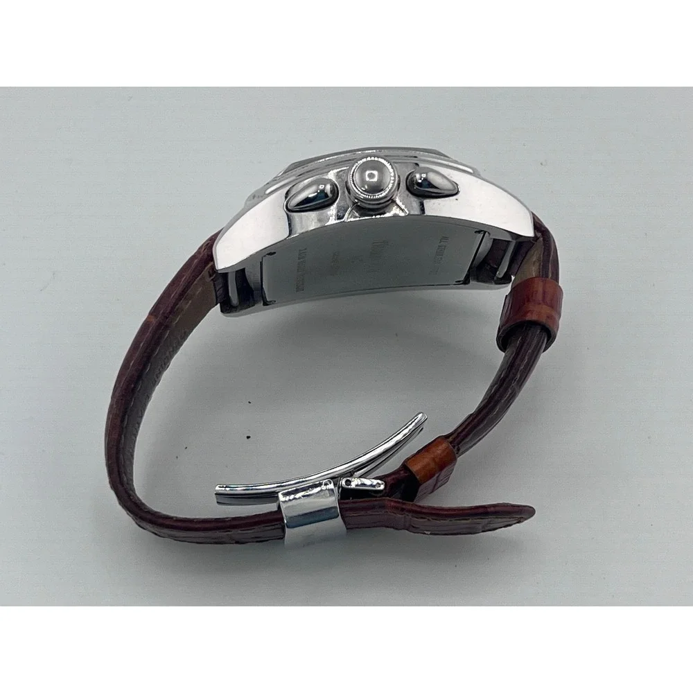 TECHNO COM by Kc‎ Diamond Accent Silver Tone Men's Watch Chronograph
